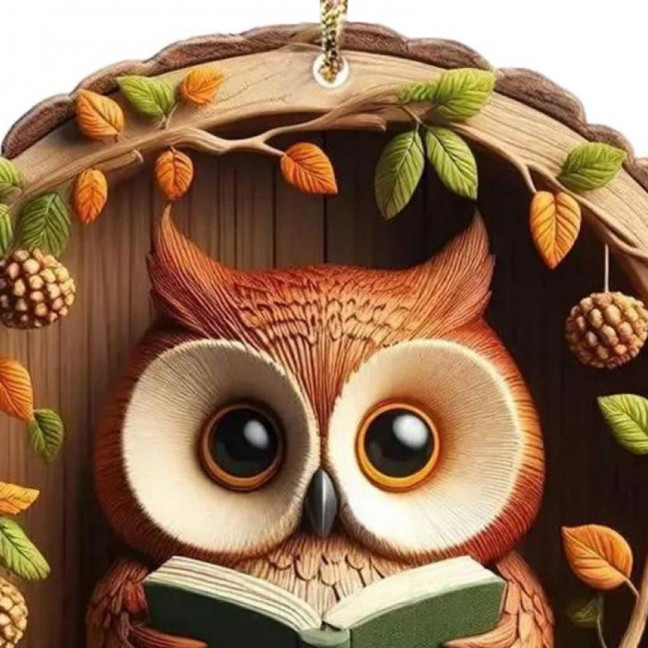 Animal Christmas Ornament 2D Flat Forest Animal Xmas Tree Ornament Acrylic Hanging Woodland Pendant for Garden Tree Home Decor Animal Christmas Ornament 2D Flat Forest Animal Xmas Tree Ornament Acrylic Hanging Woodland Pendant for Garden Tree Home Decor