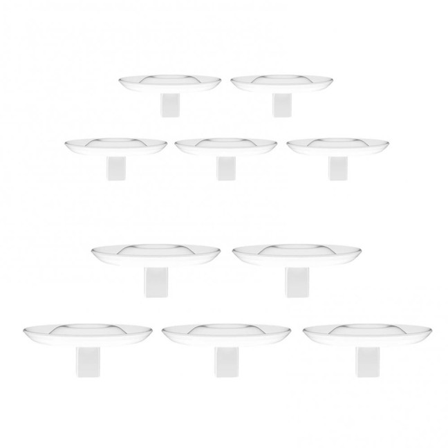 Floating Floral Arrangement Holder Clear Floating Flower Bowl Stem Holder Floating Mini Vase for Bowls Fish Tanks Dining Table Centerpiece