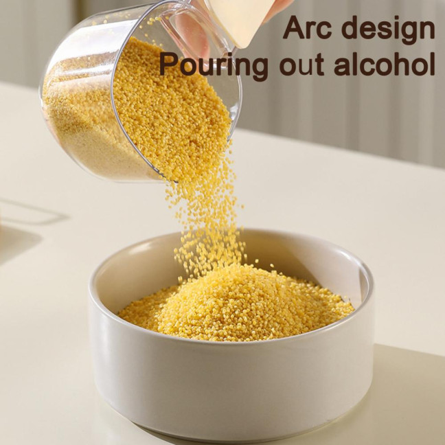 Pet Food Measuring Spoon with Scale Bag Sealing Clip Multi-functional Rice Flour Scoop Kitchen Utility Tool Pet Food Measuring Spoon with Scale Bag Sealing Clip Multi-functional Rice Flour Scoop Kitchen Utility Tool