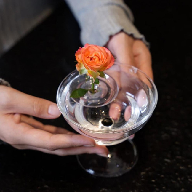 Floating Flower Stem Holder Clear Floating Floral Arrangement Holder Dynamic Rotation Flower Holder Bowl for Fish Tanks Table Decor Floating Flower Stem Holder Clear Floating Floral Arrangement Holder Dynamic Rotation Flower Holder Bowl for Fish Tanks Table Decor