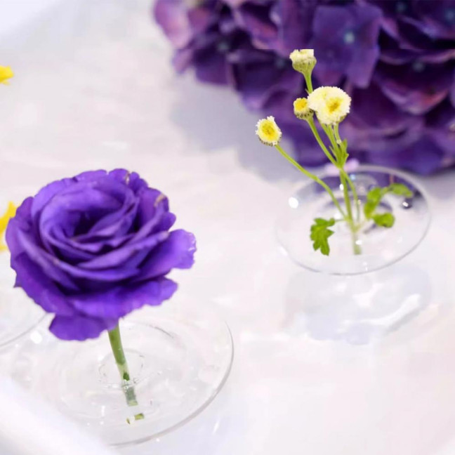 Floating Flower Stem Holder Clear Floating Floral Arrangement Holder Dynamic Rotation Flower Holder Bowl for Fish Tanks Table Decor Floating Flower Stem Holder Clear Floating Floral Arrangement Holder Dynamic Rotation Flower Holder Bowl for Fish Tanks Table Decor