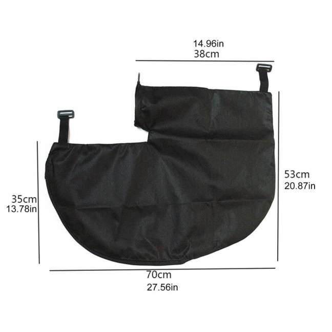Leaf Blower Vacuum Bag Replacement Tear-Resistant Non-Woven Fabric Bag with Zipper Closure for Leaf Collection Universal Fit for Einhell GE-CL 36 Li E-Solo for Gardenic Hof 3000W