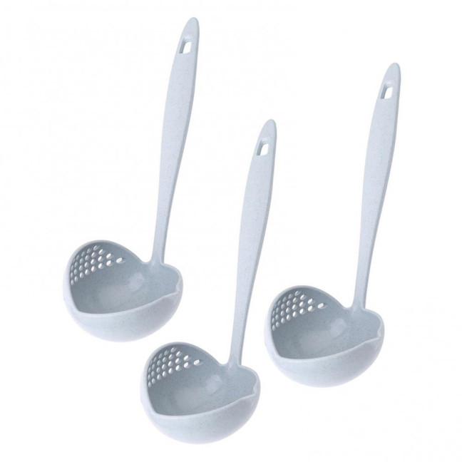 2-In-1 Long Handle Soup Ladle with Strainer Soup Spoon Essential Kitchen Tool for Cooking And Serving Hot Soups 2-In-1 Long Handle Soup Ladle with Strainer Soup Spoon Essential Kitchen Tool for Cooking And Serving Hot Soups