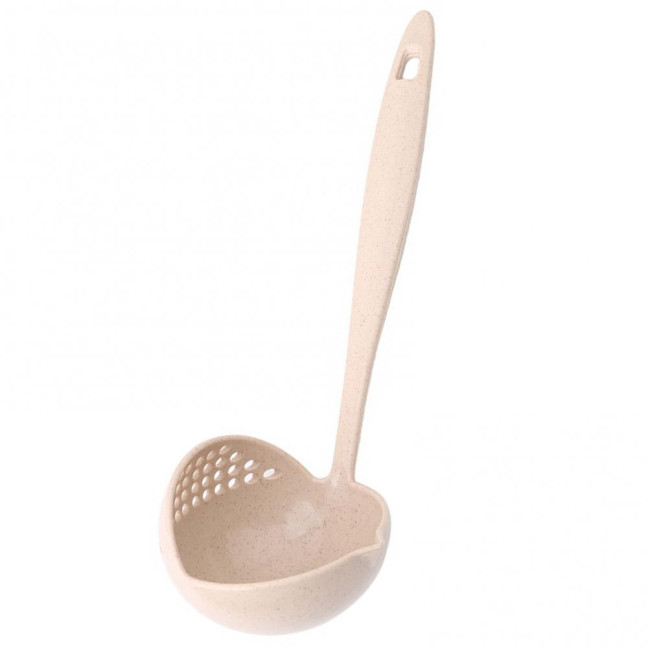 2-In-1 Long Handle Soup Ladle with Strainer Soup Spoon Essential Kitchen Tool for Cooking And Serving Hot Soups 2-In-1 Long Handle Soup Ladle with Strainer Soup Spoon Essential Kitchen Tool for Cooking And Serving Hot Soups