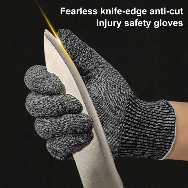 Cut Resistant Gloves Touchscreen Safety Anti Cutting Gloves for Kitchen Meat Cutting Oyster Shucking Fish Fillet Processing Mandoline