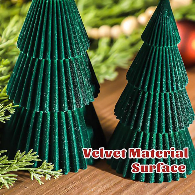 6 Pcs Honeycomb Christmas Tree 3D Folding Christmas Tree Tabletop Centerpiece for Rustic Farrmhouse Home Table Decor