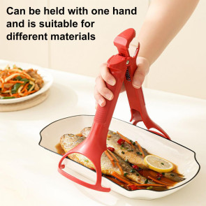 Anti-Scalding Clip Non-Slip Bowl Tongs Kitchen Gripper for Hot Bowls Baking Trays Plates Steamers Family BBQ Cooking Tools