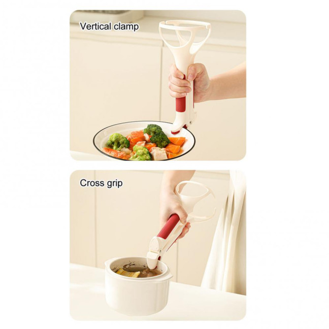 Anti-Scalding Clip Non-Slip Bowl Tongs Kitchen Gripper for Hot Bowls Baking Trays Plates Steamers Family BBQ Cooking Tools