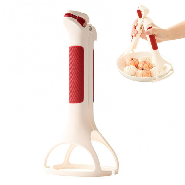 Anti-Scalding Clip Non-Slip Bowl Tongs Kitchen Gripper for Hot Bowls Baking Trays Plates Steamers Family BBQ Cooking Tools