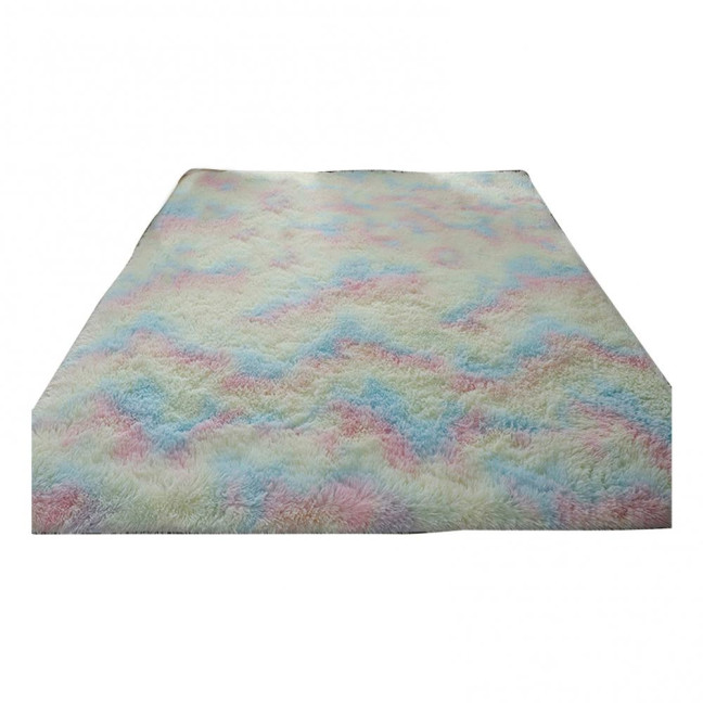 Fluffy Floor Mat Plush Area Rug with Non-slip Backing Shaggy Fuzzy Bedroom Carpet Bedside Rug for Nursery Playroom Living Room Dorm
