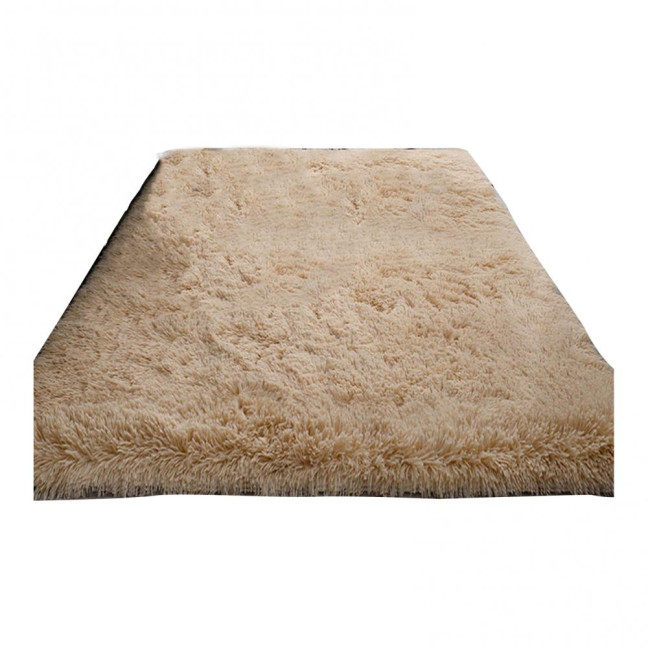 Fluffy Floor Mat Plush Area Rug with Non-slip Backing Shaggy Fuzzy Bedroom Carpet Bedside Rug for Nursery Playroom Living Room Dorm