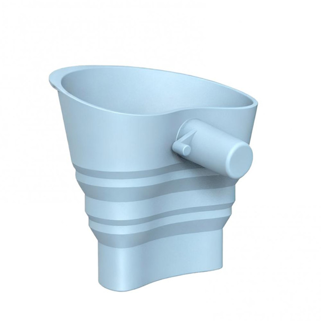 Silicone Flour Funnel for KitchenAid 5-Qt Mixer Flexible Collapsible Mess-free Pouring Funnel with 30-degrees Angled Spout Professional Baking Tool 