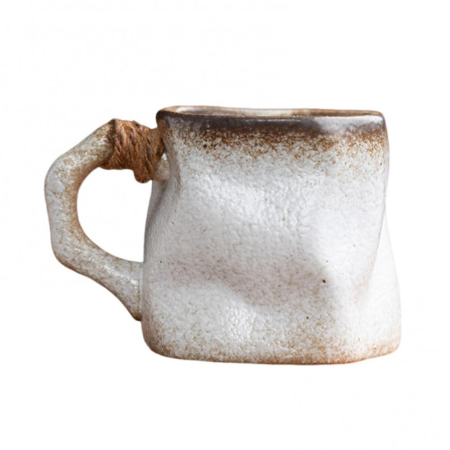 Handmade Ceramic Mug 320ml Vintage Tea Coffee Cup with Rattan Handle Creative Spiral Design Gradient Glaze Drinkware Home Decor Gifts Handmade Ceramic Mug 320ml Vintage Tea Coffee Cup with Rattan Handle Creative Spiral Design Gradient Glaze Drinkware Home Decor Gifts