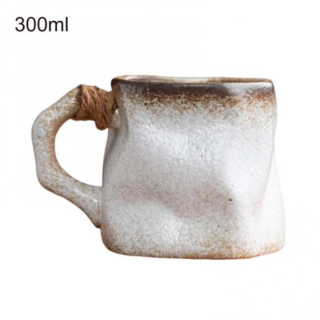 Handmade Ceramic Mug 320ml Vintage Tea Coffee Cup with Rattan Handle Creative Spiral Design Gradient Glaze Drinkware Home Decor Gifts Handmade Ceramic Mug 320ml Vintage Tea Coffee Cup with Rattan Handle Creative Spiral Design Gradient Glaze Drinkware Home Decor Gifts