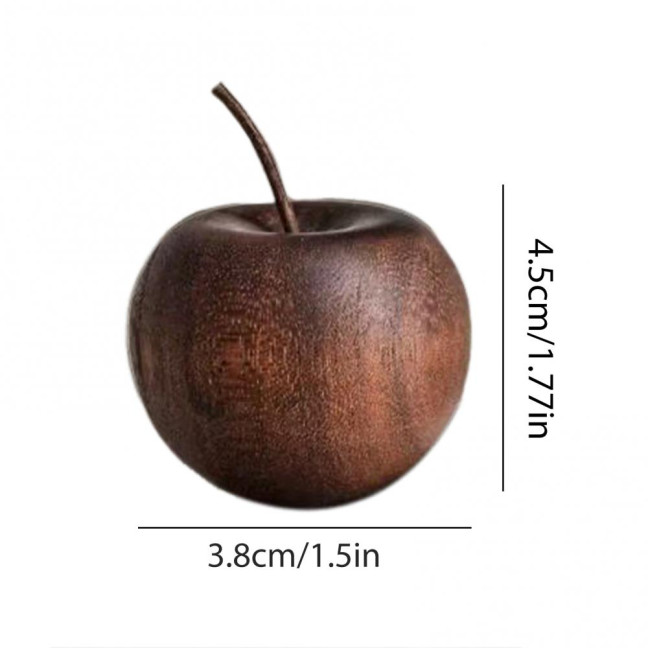 Wooden Aromatherapy Diffuser Wood Christmas Fruit Shape Ornament Decorative Essential Oil Diffuser Gift for Aromatherapy Enthusiasts 