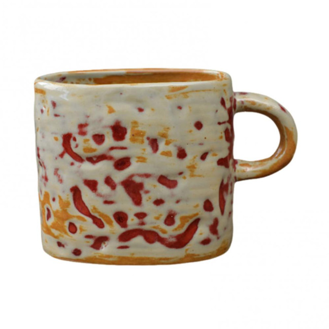 350ml Ceramic Mug Tea Coffee Cup Spiral Hemp Rope Vintage Office Mug Water Cup Household Decoration Handmade Gift Mug