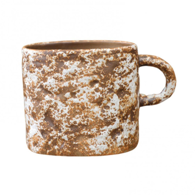 350ml Ceramic Mug Tea Coffee Cup Spiral Hemp Rope Vintage Office Mug Water Cup Household Decoration Handmade Gift Mug