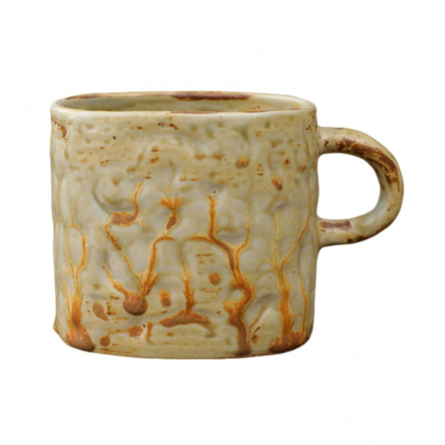 350ml Ceramic Mug Tea Coffee Cup Spiral Hemp Rope Vintage Office Mug Water Cup Household Decoration Handmade Gift Mug