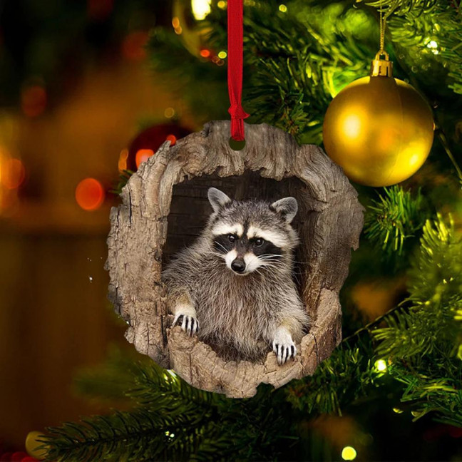 5Pcs Christmas Animal Ornaments 2D Acrylic Cute Wildlife Pendant Raccoon Owl Squirrel Hedgehog Bird Tree Hole Wood Texture Hanging Decorations 5Pcs Christmas Animal Ornaments 2D Acrylic Cute Wildlife Pendant Raccoon Owl Squirrel Hedgehog Bird Tree Hole Wood Texture Hanging Decorations