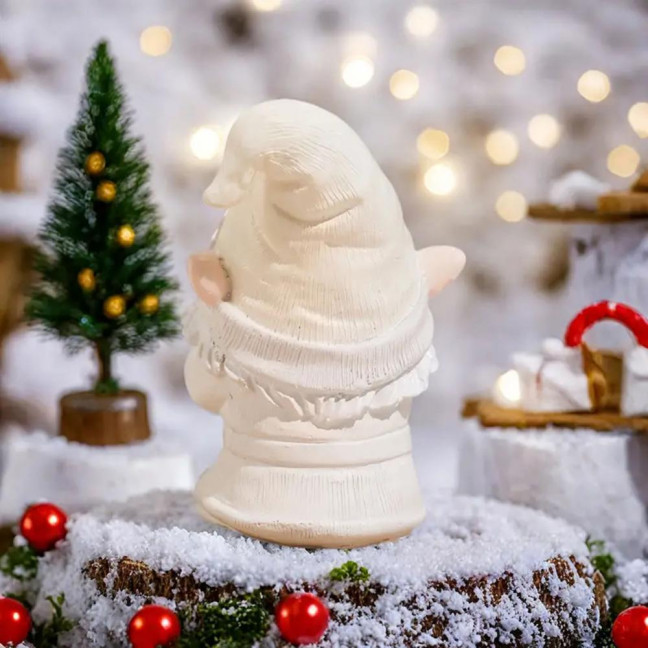 IT'S COFFEE TIME Gnome Figurine Drinking Coffee Dwarf Elf Resin Statue Home Office Desktop Decoration Ornament 