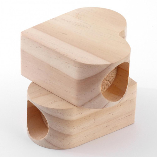 Wooden Love Heart Candle Holder Farmhouse Rustic Heart Shape Candle Stand Candlestick Table Centerpiece Home Office Desktop Decoration 