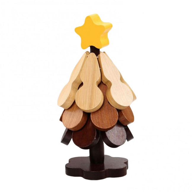 Christmas Tree Coaster Set of 3 Heat Insulation Mat for Water Cups Teapots Dining Plates Wear-Resistant Anti-Scalding Table Protection