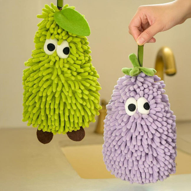 Chenille Hand Towel Soft Absorbent Microfiber Towels Bathroom Three-dimensional Fruit Shape Quick Drying Hand Towel Chenille Hand Towel Soft Absorbent Microfiber Towels Bathroom Three-dimensional Fruit Shape Quick Drying Hand Towel