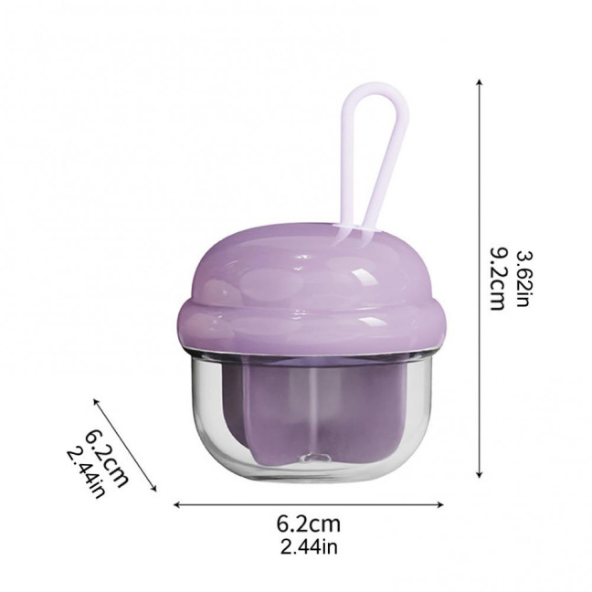 Mini Pill Storage Box with 4 Compartments Clear Visible Portable Travel Pill Case Medication Dispenser Capsule Pill Organizer Container