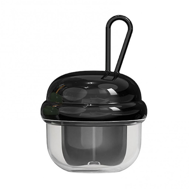 Mini Pill Storage Box with 4 Compartments Clear Visible Portable Travel Pill Case Medication Dispenser Capsule Pill Organizer Container