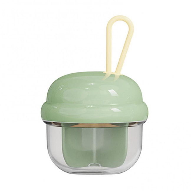 Mini Pill Storage Box with 4 Compartments Clear Visible Portable Travel Pill Case Medication Dispenser Capsule Pill Organizer Container