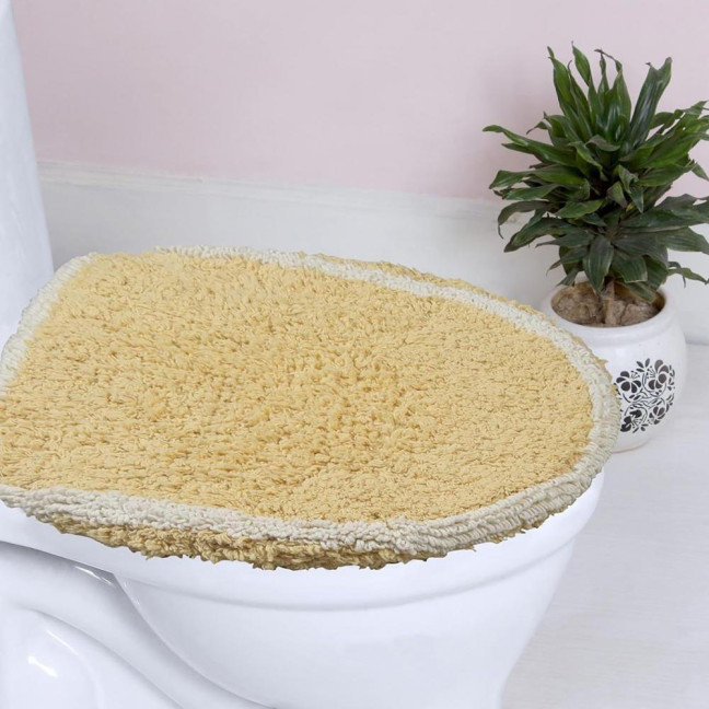 Toilet Mat Safety Elastic Easy Installation Bright Color Toilet Cover Hotel Bathroom Decor Elastic Fit Toilet Accessory