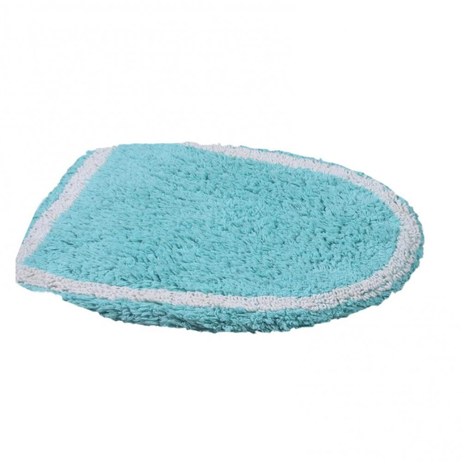 Toilet Mat Safety Elastic Easy Installation Bright Color Toilet Cover Hotel Bathroom Decor Elastic Fit Toilet Accessory