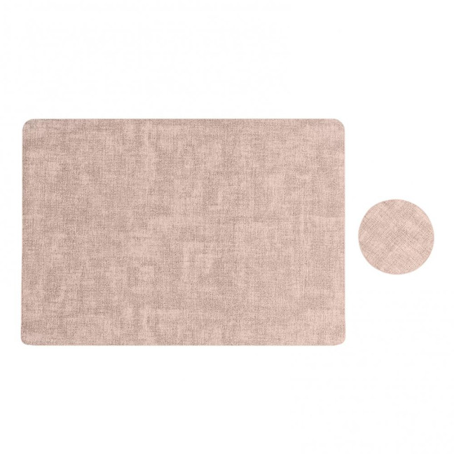 Dual Side Placemat Waterproof Faux Leather Coaster Placemat Solid Color Heat Insulation Pad for Dining Tables Countertops