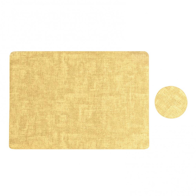 Dual Side Placemat Waterproof Faux Leather Coaster Placemat Solid Color Heat Insulation Pad for Dining Tables Countertops