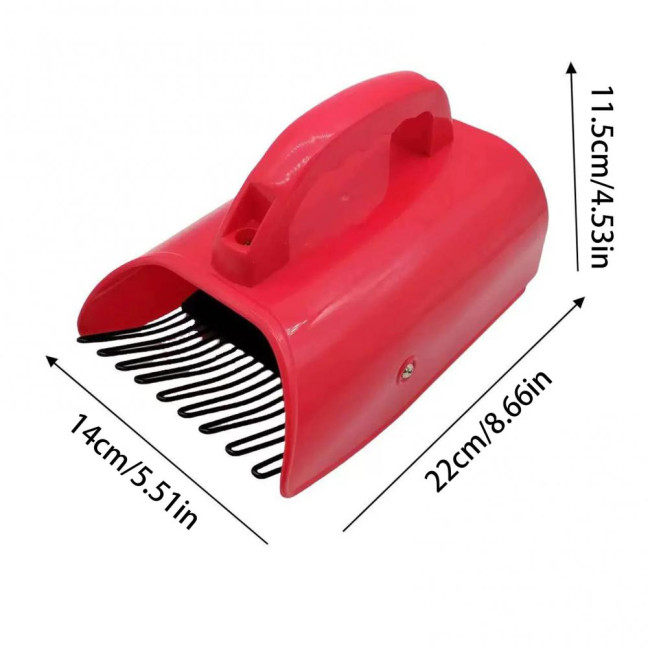 Blueberry Picker Berry Picker with Fruit Collection Bin Gardening Harvest Tool Blueberry Rake Scoop for Efficient Harvesting of Raspberries Blackberries 