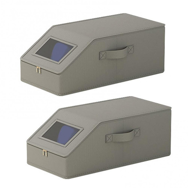 Hat Storage Box Baseball Cap Organizer with Transparent Window Stackable Hat Case Holds Up to 12 Caps for Closet Dust-Free Storage Hat Storage Box Baseball Cap Organizer with Transparent Window Stackable Hat Case Holds Up to 12 Caps for Closet Dust-Free Storage