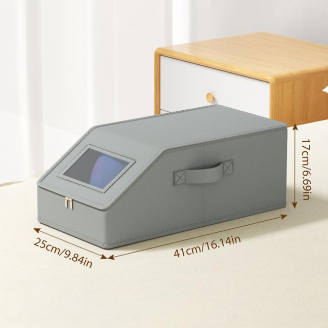 Hat Storage Box Baseball Cap Organizer with Transparent Window Stackable Hat Case Holds Up to 12 Caps for Closet Dust-Free Storage Hat Storage Box Baseball Cap Organizer with Transparent Window Stackable Hat Case Holds Up to 12 Caps for Closet Dust-Free Storage