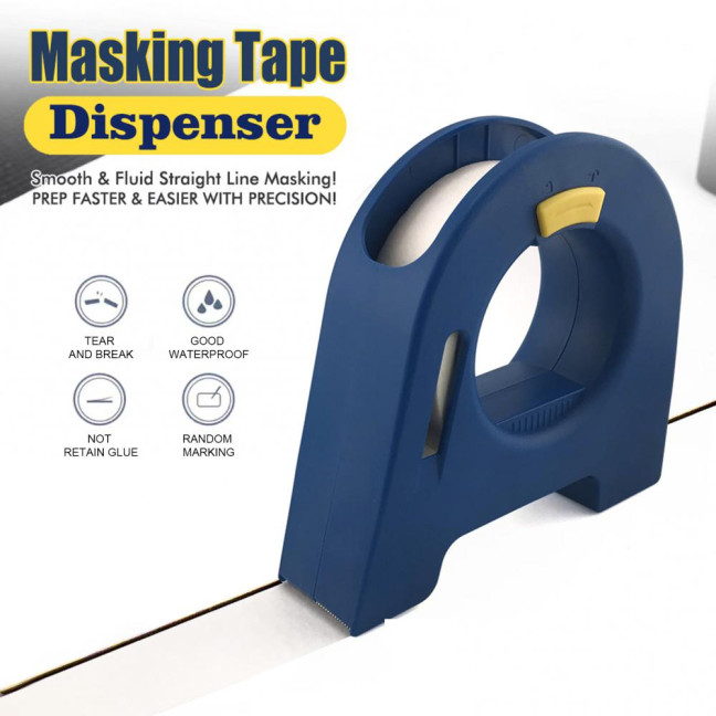 Painters Tape Applicator Windows Door Frame Trim Masking Tape Dispenser Painting Packaging Tape Cutter Portable Labeling Tape Cutting Tools