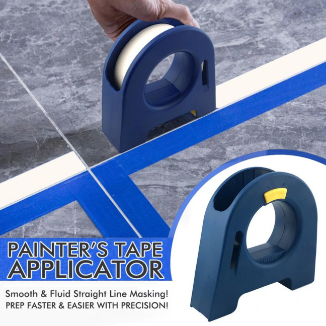 Painters Tape Applicator Windows Door Frame Trim Masking Tape Dispenser Painting Packaging Tape Cutter Portable Labeling Tape Cutting Tools