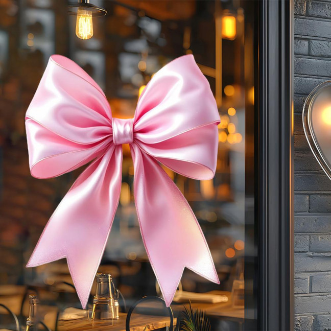 Valentine Day Wall Sticker Easy Tear Double-Sided Window Stickers PVC Decal Windows Glass Doors Holiday Decoration