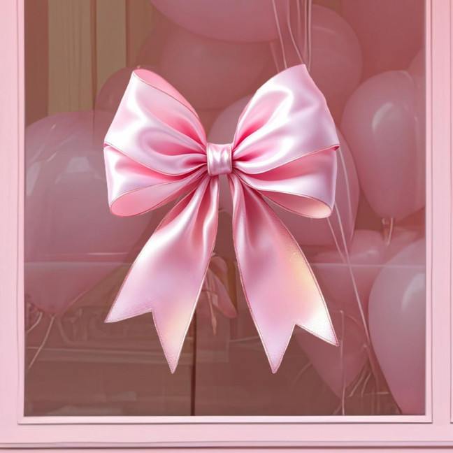 Valentine Day Wall Sticker Easy Tear Double-Sided Window Stickers PVC Decal Windows Glass Doors Holiday Decoration