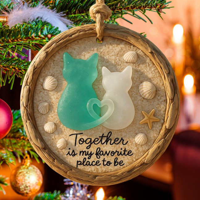 Highland Cow Christmas Ornament 2D Acrylic Christmas Car Ornaments Festive Themed Hanging Decor for Rearview Mirror Tree & Holiday Home Display