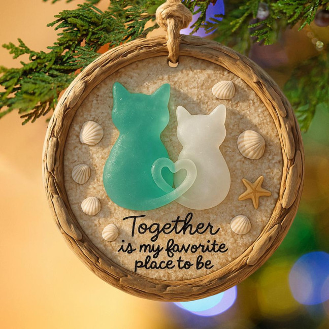 Highland Cow Christmas Ornament 2D Acrylic Christmas Car Ornaments Festive Themed Hanging Decor for Rearview Mirror Tree & Holiday Home Display