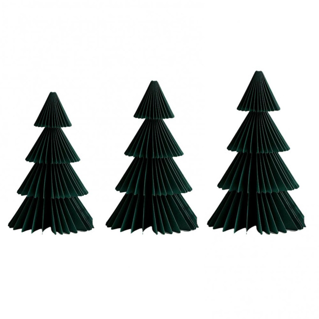 3/4Pcs Christmas Tree Ornament Easy Assembly Geometric Origami Christmas Tree Festive Merry Christmas Decor