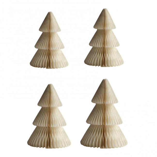 3/4Pcs Christmas Tree Ornament Easy Assembly Geometric Origami Christmas Tree Festive Merry Christmas Decor