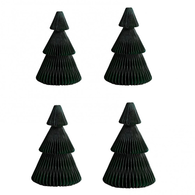 3/4Pcs Christmas Tree Ornament Easy Assembly Geometric Origami Christmas Tree Festive Merry Christmas Decor