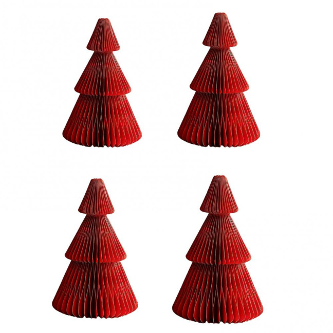 3/4Pcs Christmas Tree Ornament Easy Assembly Geometric Origami Christmas Tree Festive Merry Christmas Decor