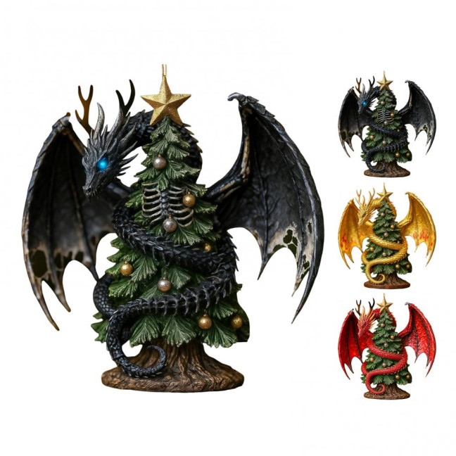 Dragon Christmas Tree Charm Ornament Festive Atmosphere Christmas Home Accents Decoration Party Accessories