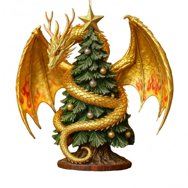 Dragon Christmas Tree Charm Ornament Festive Atmosphere Christmas Home Accents Decoration Party Accessories