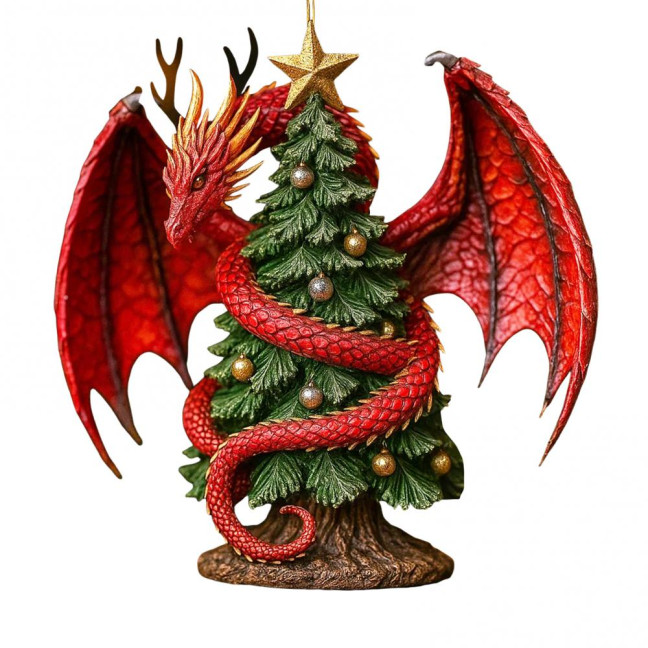 Dragon Christmas Tree Charm Ornament Festive Atmosphere Christmas Home Accents Decoration Party Accessories